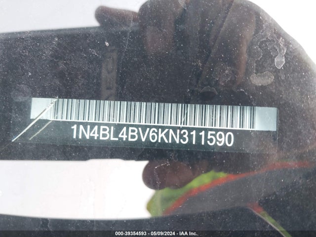 Nissan Altima 2.5 S 2019 1N4BL4BV6KN311590 Image 9