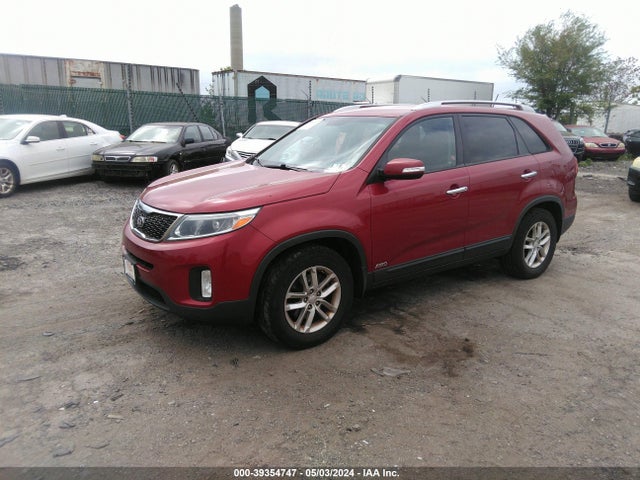 KIA Sorento Lx V6 2014 5XYKTDA71EG498388 Image 2