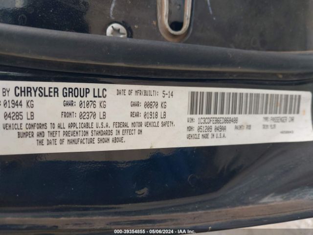 1C3CDFEB6ED868488 Dodge DART GT