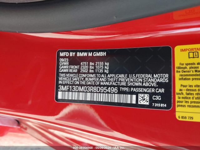 3MF13DM03R8D95496 BMW M2