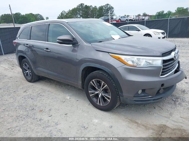 Toyota Highlander Xle V6 2016 5TDKKRFH2GS149540 main image