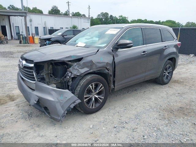 Toyota Highlander Xle V6 2016 5TDKKRFH2GS149540 Image 2