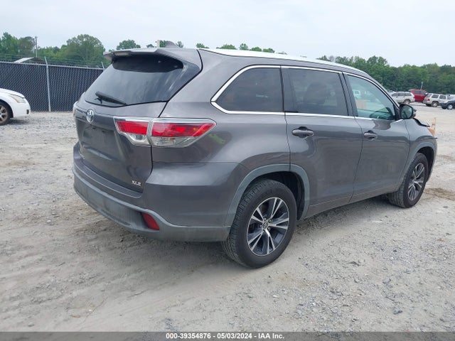 Toyota Highlander Xle V6 2016 5TDKKRFH2GS149540 Image 4