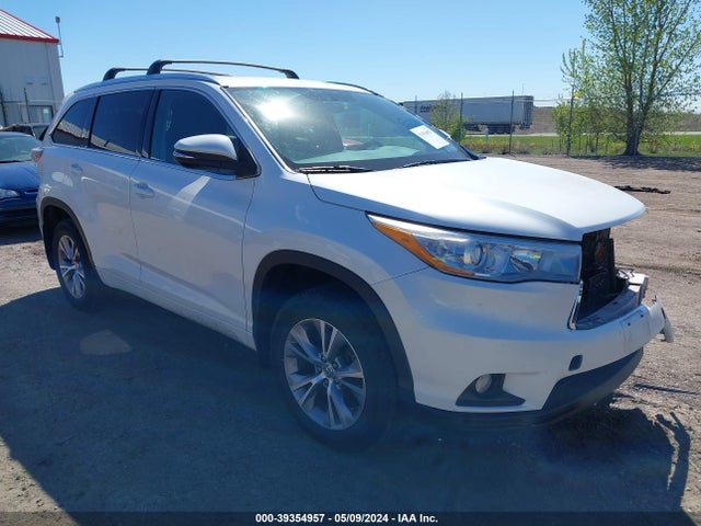 Toyota Highlander Xle V6 2015 5TDJKRFH6FS151737 main image