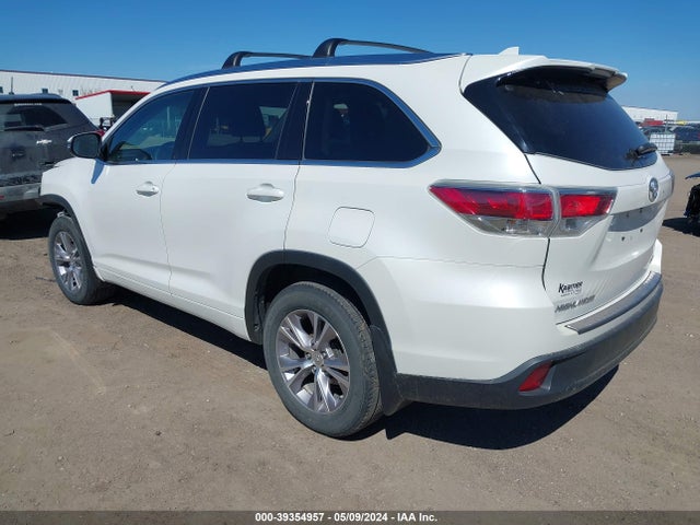 Toyota Highlander Xle V6 2015 5TDJKRFH6FS151737 Image 3