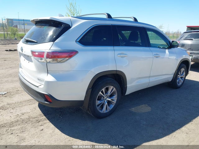 Toyota Highlander Xle V6 2015 5TDJKRFH6FS151737 Image 4