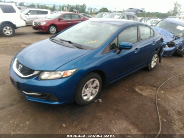 Honda Civic Lx 2014 2HGFB2F56EH538421 Image 2