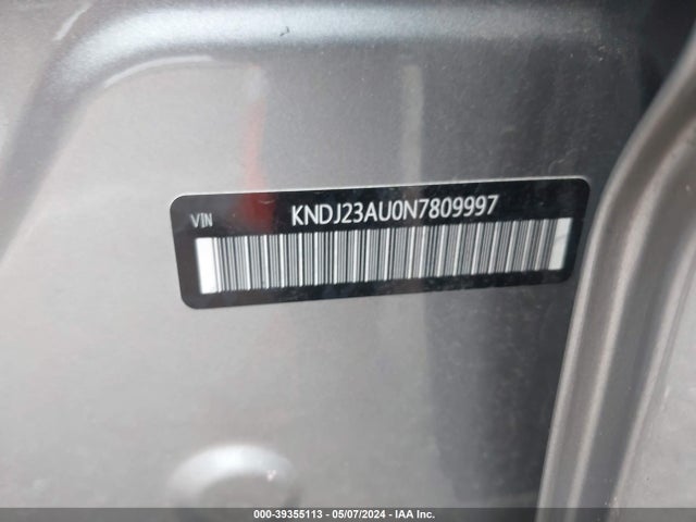 KIA SOUL LX 2022 KNDJ23AU0N7809997 Image 9