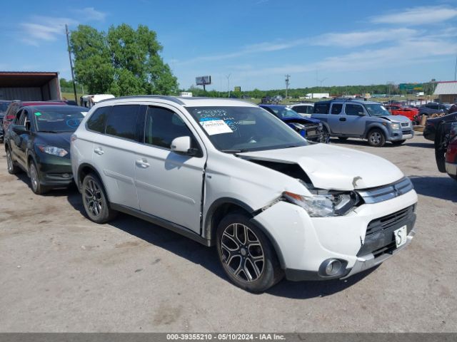 39355210 :رقم المزاد ، JA4JZ4AX2FZ011500 vin ، 2015 Mitsubishi Outlander Gt مزاد بيع