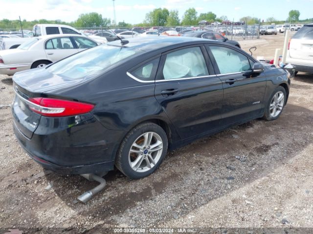 3FA6P0LU1JR125889 Ford Fusion Hybrid Se