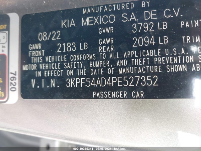 KIA Forte Gt-line 2023 3KPF54AD4PE527352 Image 9