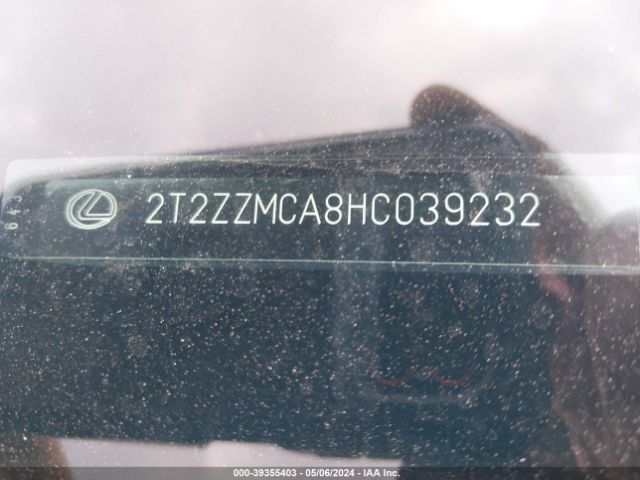 2T2ZZMCA8HC039232 Lexus Rx 350 F Sport