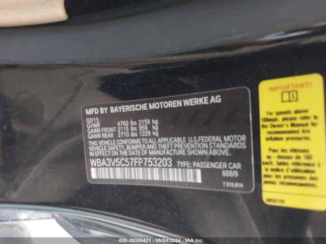WBA3V5C57FP753203 BMW 428i