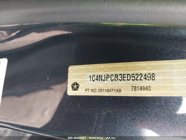 Jeep Patriot Limited 2014 1C4NJPCB3ED522498 Image 9