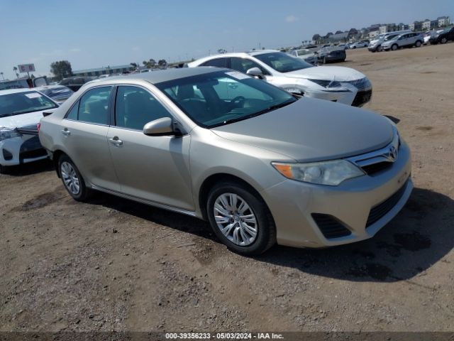 Auction sale of the 2013 Toyota Camry Le, vin: 4T1BF1FK5DU221299, lot number: 39356233