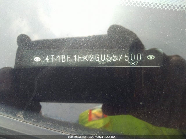 Toyota CAMRY SE 2016 4T1BF1FK2GU557500 Image 9