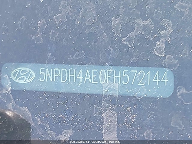 Hyundai ELANTRA SE 2015 5NPDH4AE0FH572144 Image 9