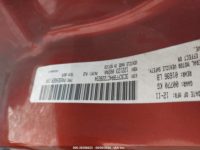 2012 FIAT 500 3C3CFFBR4CT228234 Photo 8