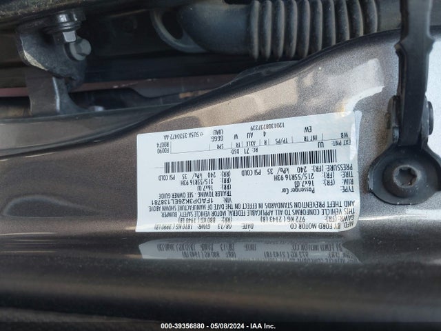Ford FOCUS SE 2014 1FADP3K26EL138781 Image 9