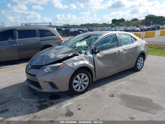 Toyota COROLLA LE 2016 2T1BURHE2GC663961 Image 2