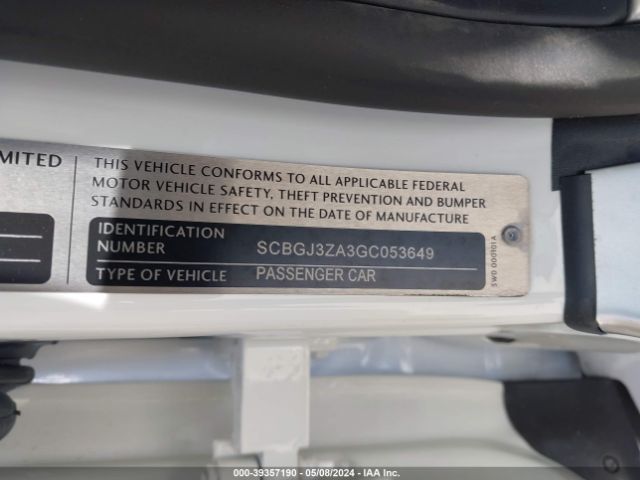2016 BENTLEY CONTINENTAL GT SCBGJ3ZA3GC053649 Photo 8