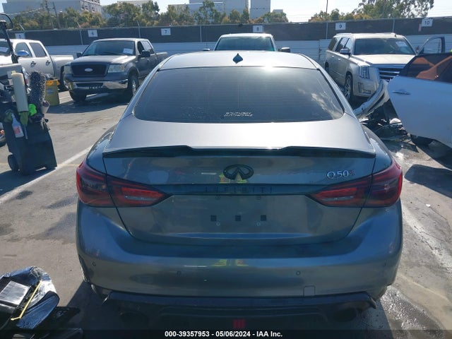 JN1FV7AP5JM640055 Infiniti Q50 3.0t Red Sport 400