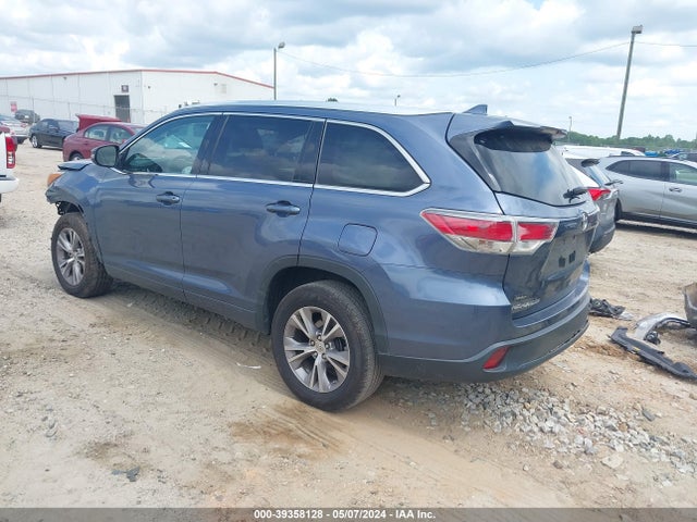 Toyota Highlander Xle V6 2015 5TDKKRFH5FS063914 Image 3