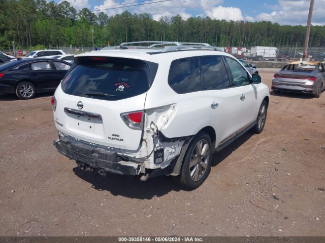 5N1AR2MM5EC636658 Nissan Pathfinder Platinum