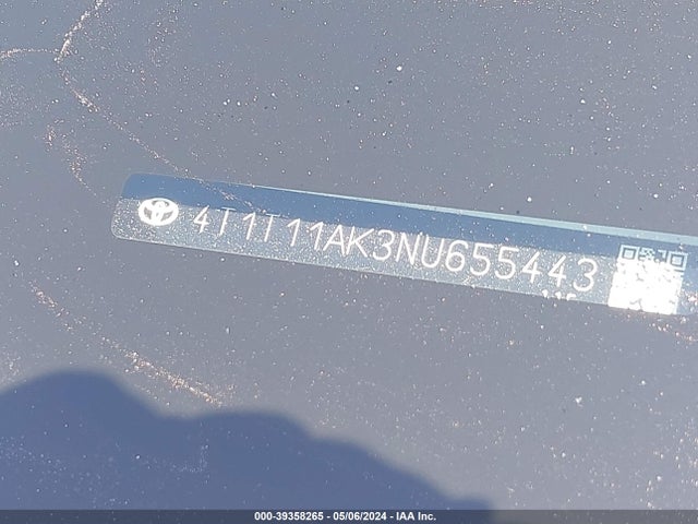 Toyota CAMRY SE 2022 4T1T11AK3NU655443 Image 9