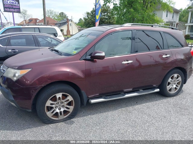 Продажа на аукционе авто 2009 Acura Mdx Technology Package, vin: 2HNYD28459H507652, номер лота: 39358289