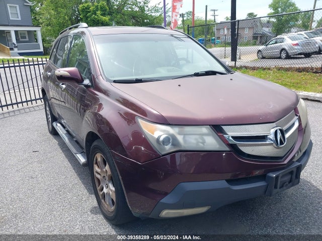 Продажа на аукционе авто 2009 Acura Mdx Technology Package, vin: 2HNYD28459H507652, номер лота: 39358289