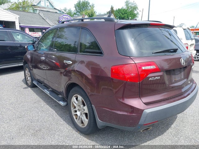 Продажа на аукционе авто 2009 Acura Mdx Technology Package, vin: 2HNYD28459H507652, номер лота: 39358289