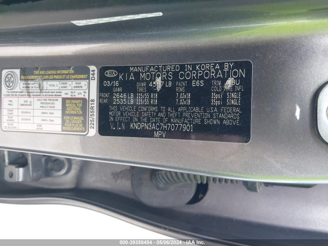KIA Sportage Ex 2017 KNDPN3AC7H7077901 Image 9