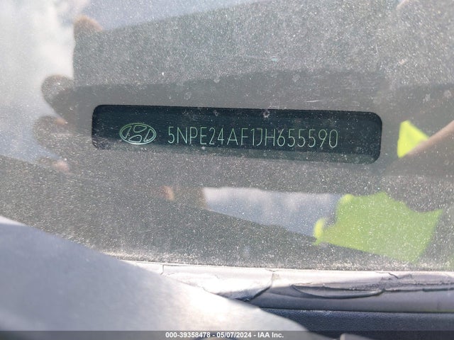 Hyundai SONATA SE 2018 5NPE24AF1JH655590 Image 9