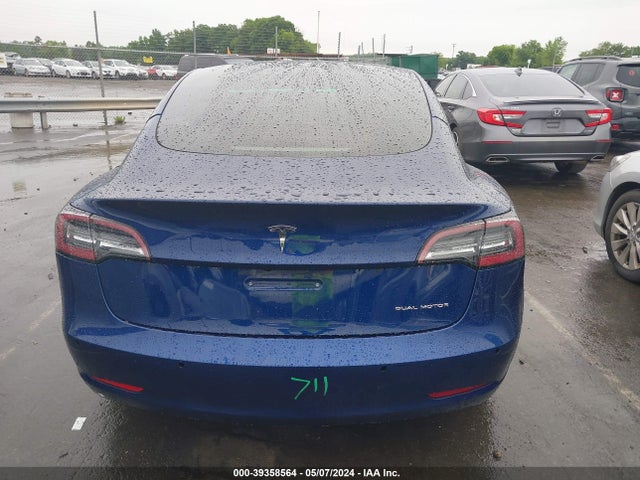 Tesla Model 3 Long Range Dual Motor All-wheel Drive 2022 5YJ3E1EB4NF256200 Image 15
