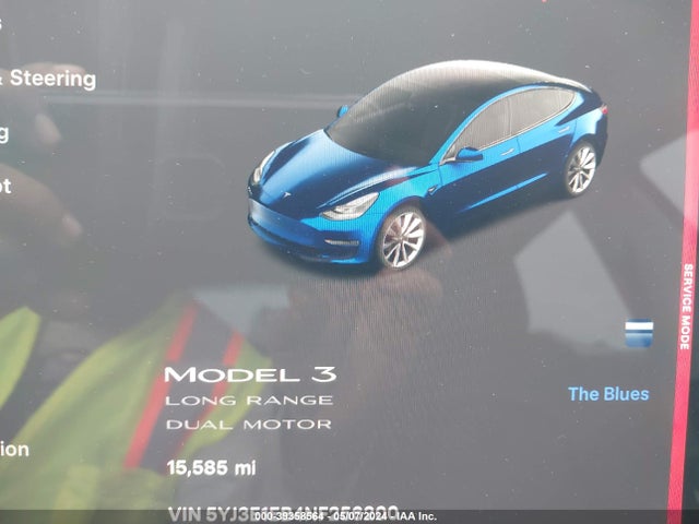 Tesla Model 3 Long Range Dual Motor All-wheel Drive 2022 5YJ3E1EB4NF256200 Image 7