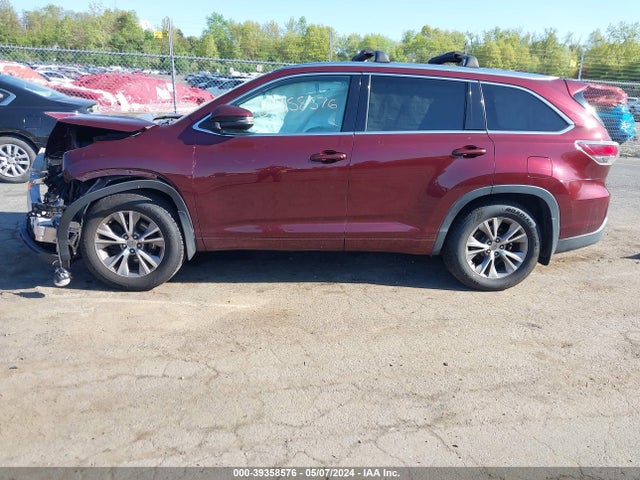 Toyota Highlander Xle V6 2014 5TDJKRFHXES009907 Image 15