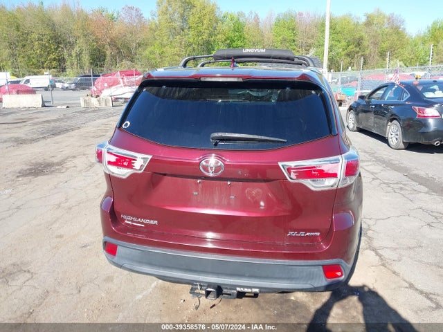 Toyota Highlander Xle V6 2014 5TDJKRFHXES009907 Image 17