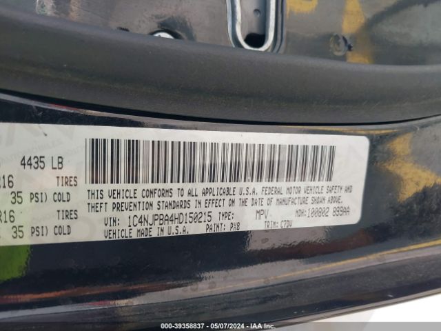 1C4NJPBA4HD150215 Jeep Patriot Sport Fwd