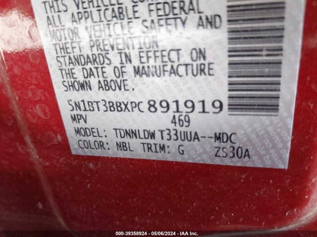 Nissan Rogue Sv Intelligent Awd 2023 5N1BT3BBXPC891919 Image 9