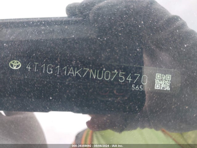 Toyota CAMRY SE 2022 4T1G11AK7NU075470 Image 9
