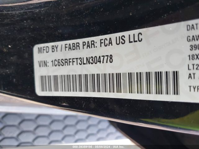 1C6SRFFT3LN304778 RAM 1500 Big Horn