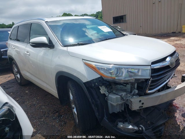 Toyota Highlander Limited Platinum V6/limited V6 2014 5TDDKRFH8ES005822 zdjęcie główne
