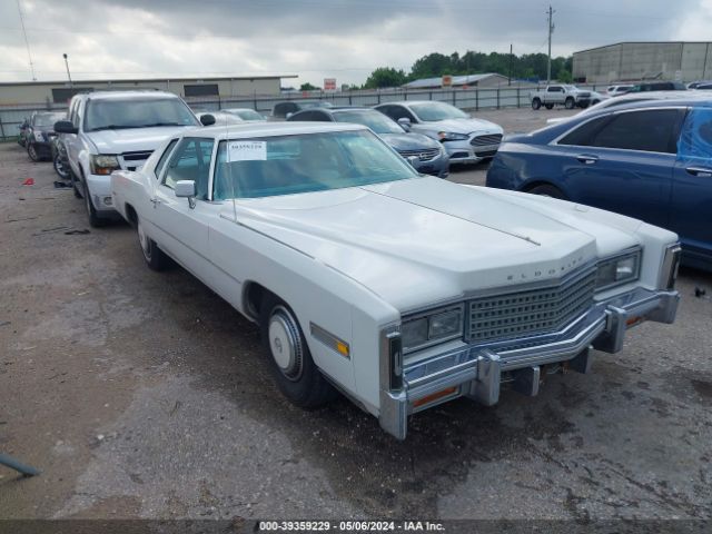 1978 Cadillac Eldorado მანქანა იყიდება აუქციონზე, vin: 6L47S8Q298578, აუქციონის ნომერი: 39359229