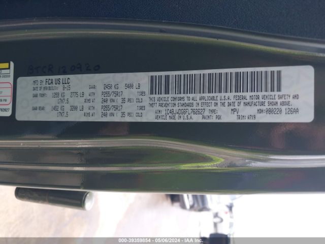 1C4BJWDG6FL762627 Jeep Wrangler Unlimited Sport