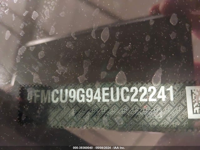 Ford ESCAPE SE 2014 1FMCU9G94EUC22241 Image 9