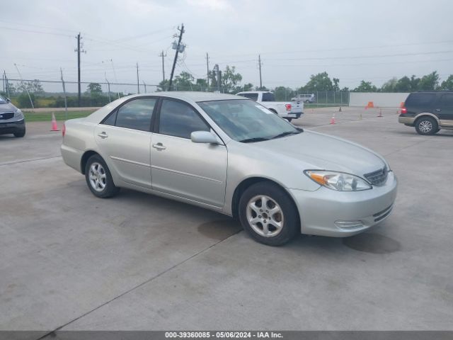 Auction sale of the 2002 Toyota Camry Le, vin: JTDBE32K920016145, lot number: 39360085