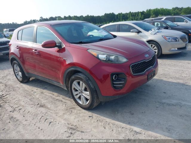 Auction sale of the 2017 Kia Sportage Lx, vin: KNDPMCAC6H7039966, lot number: 39360295