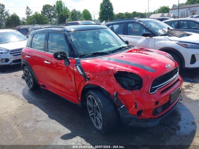 Продаж на аукціоні авто 2016 Mini Countryman Cooper S, vin: WMWZC5C54GWP49942, номер лоту: 39360324