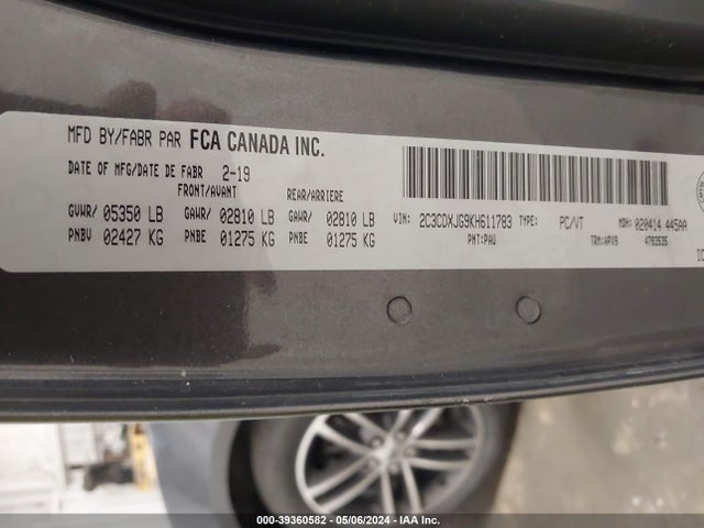 2C3CDXJG9KH611783 Dodge Charger